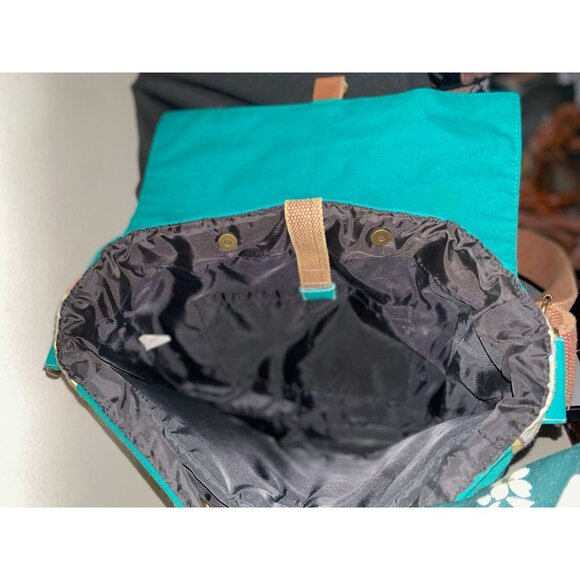 Boho Laptop Case by The House of Tara – Teal & Multicolor, Padded, Artistic Orga - Picture 4 of 7